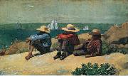 Winslow Homer On the Beach, 1875 china oil painting reproduction